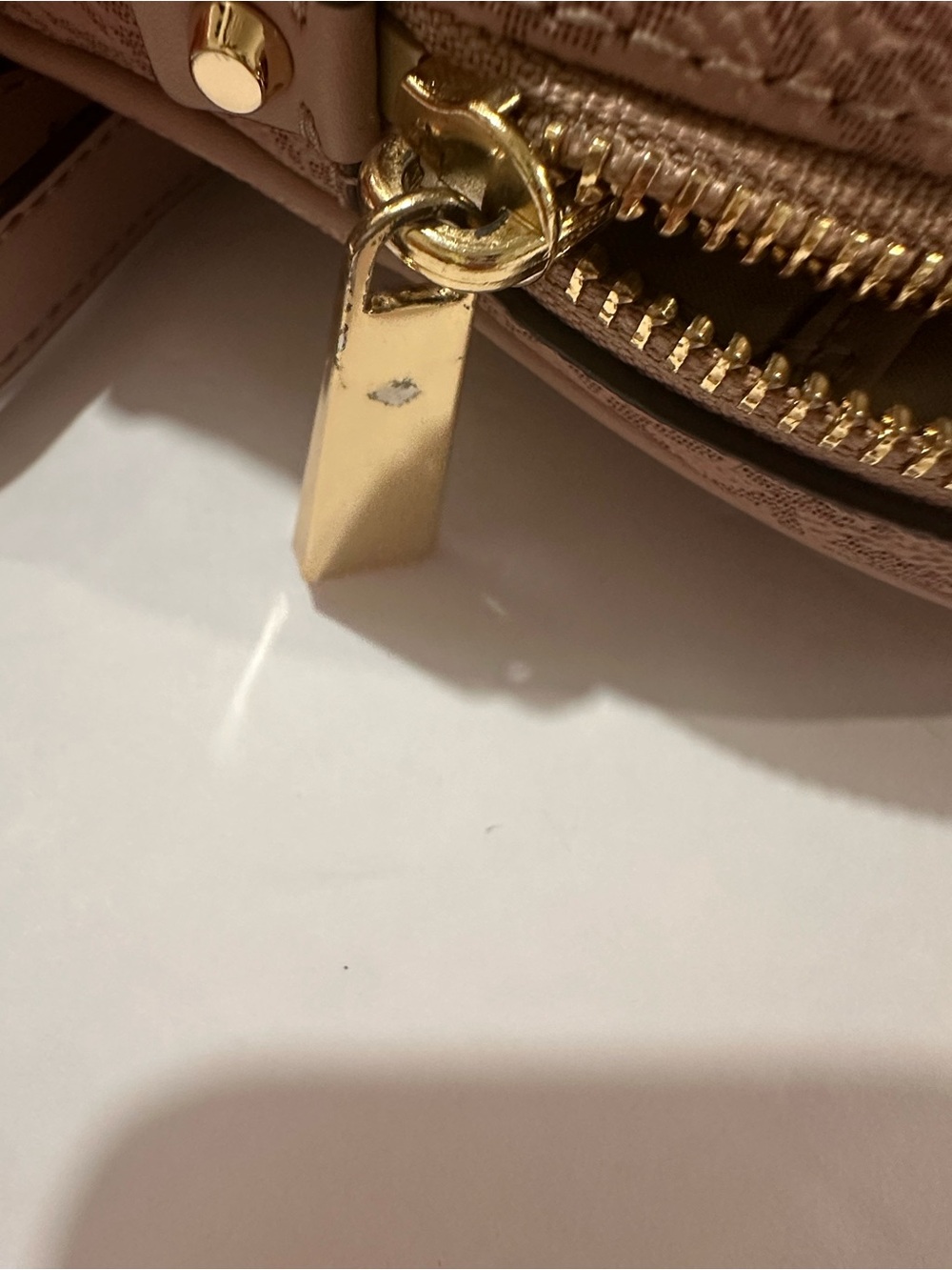 Michael Kors Mini Backpack Pink Vanilla Color Block Rhea Mini - Picture 8 of 15